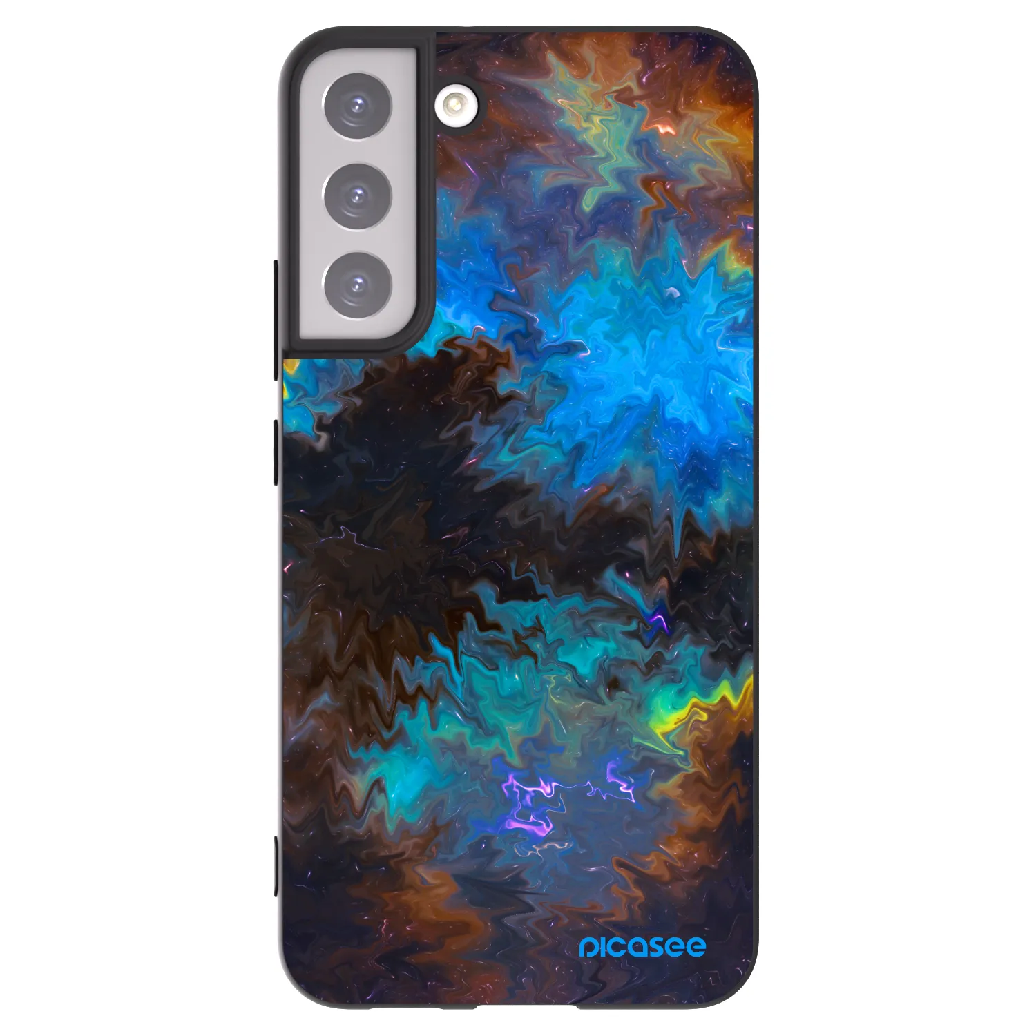 Picasee husă neagră din silicon pentru Samsung Galaxy S22+ 5G - Space