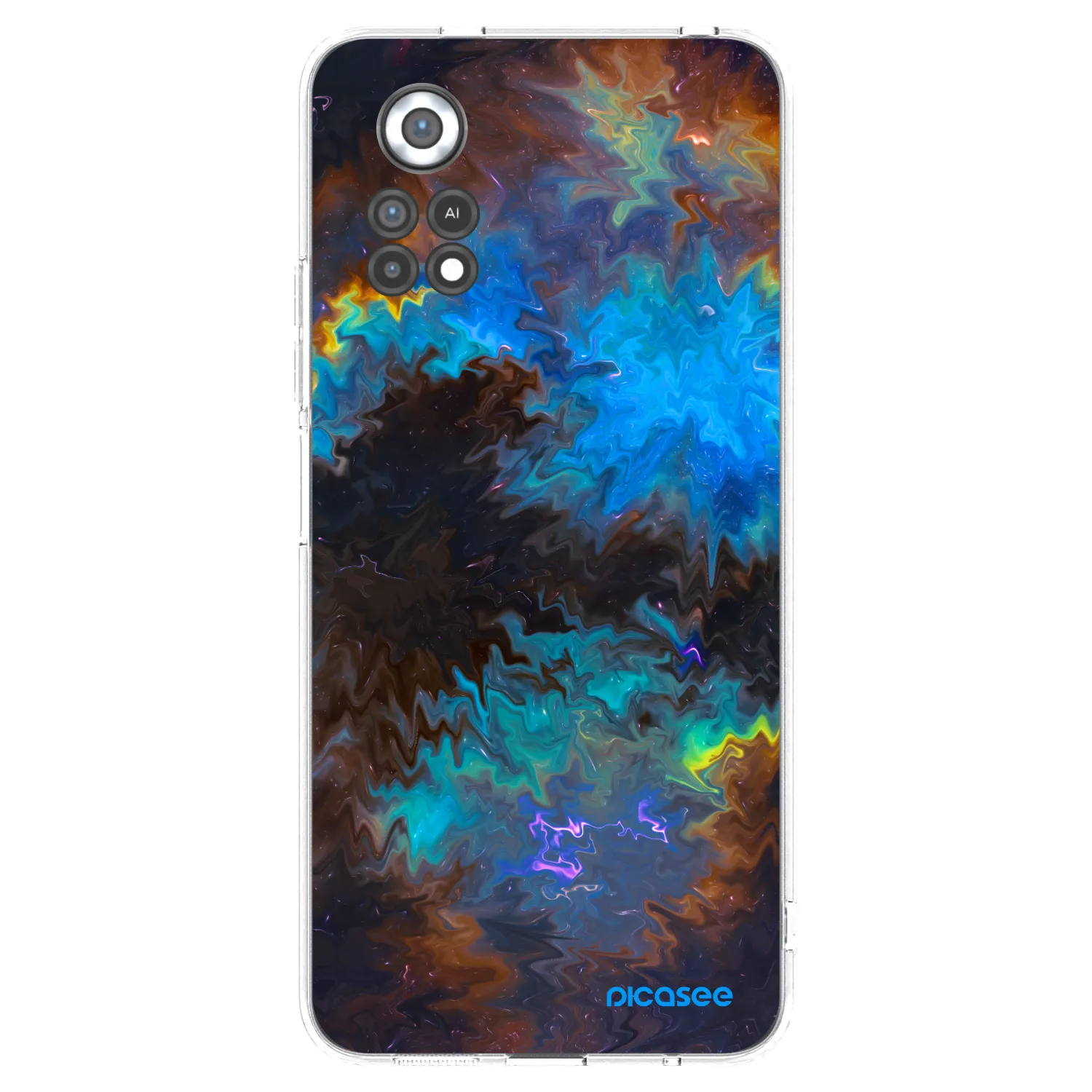 Picasee husă transparentă din silicon pentru Xiaomi Poco X4 Pro 5G - Space