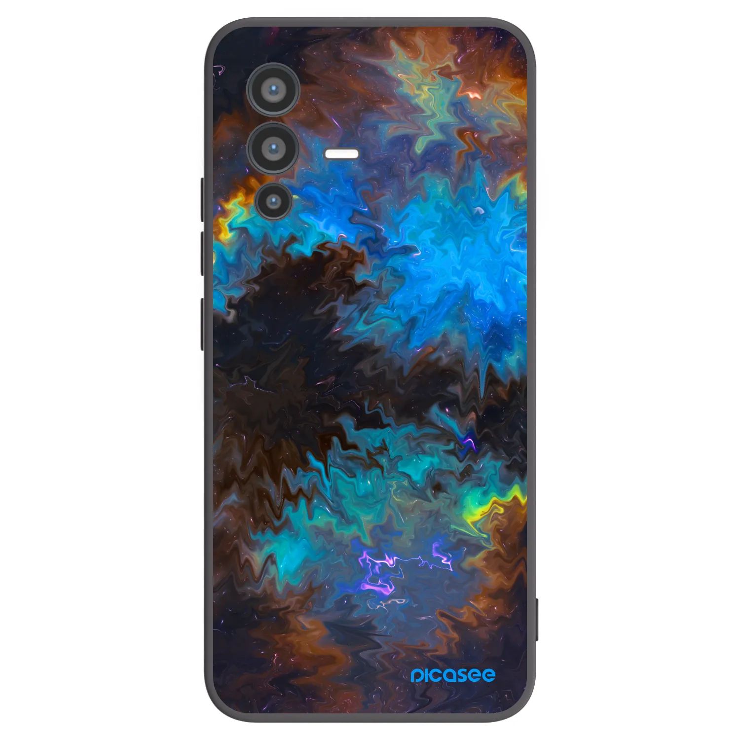 Picasee husă neagră din silicon pentru Vivo V23 5G - Space