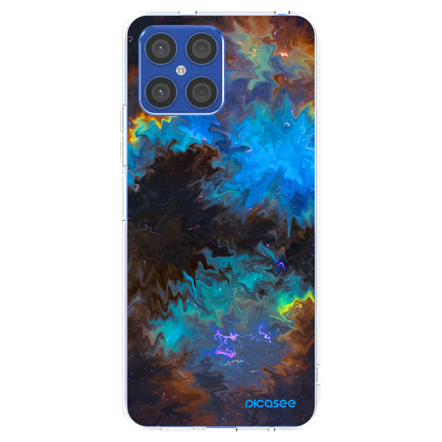 Picasee husă transparentă din silicon pentru Honor X8 4G - Space