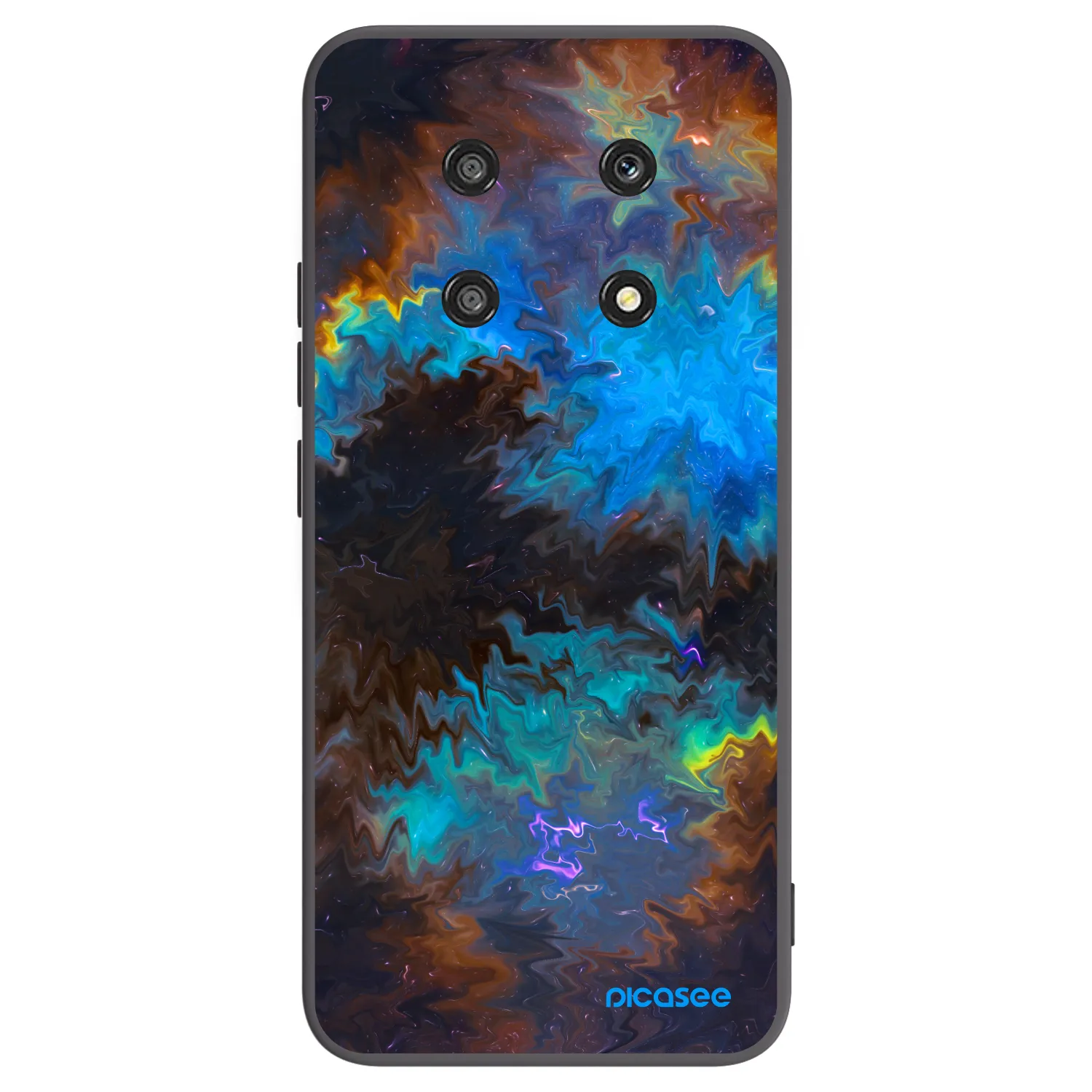 Picasee husă neagră din silicon pentru Honor Magic4 Lite 5G - Space