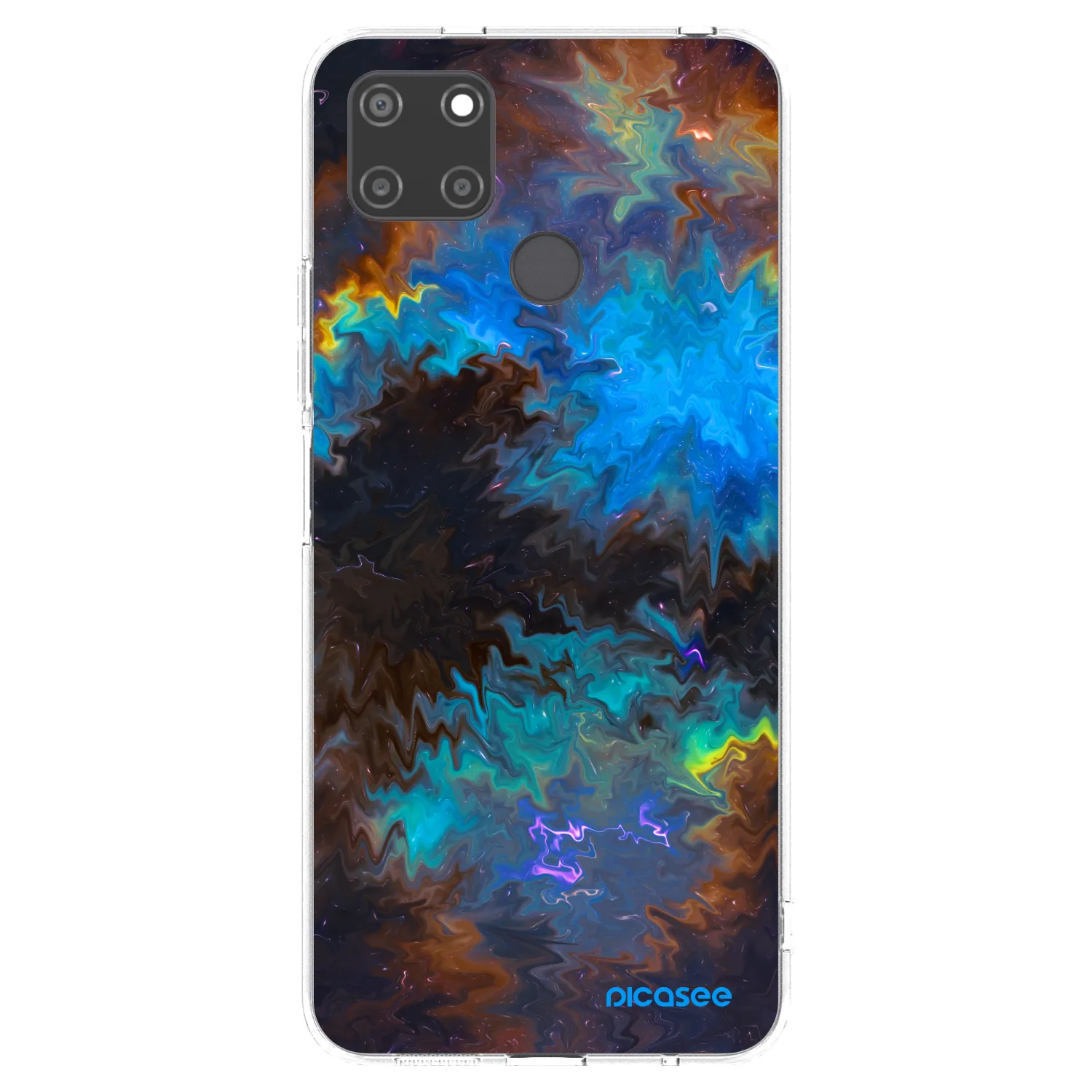 Picasee husă transparentă din silicon pentru Realme C21Y - Space
