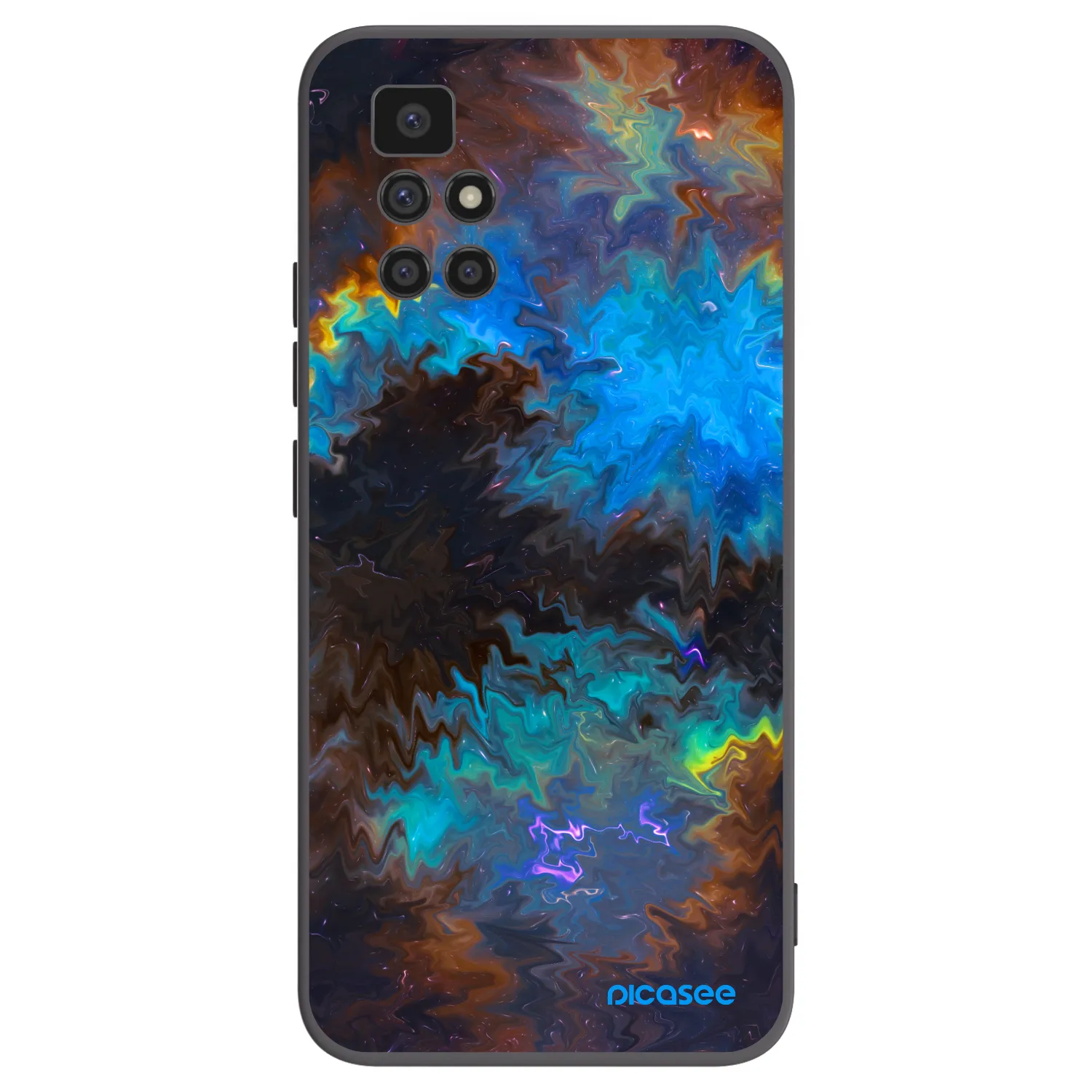 Picasee husă neagră din silicon pentru Xiaomi Redmi 10 (2022) - Space