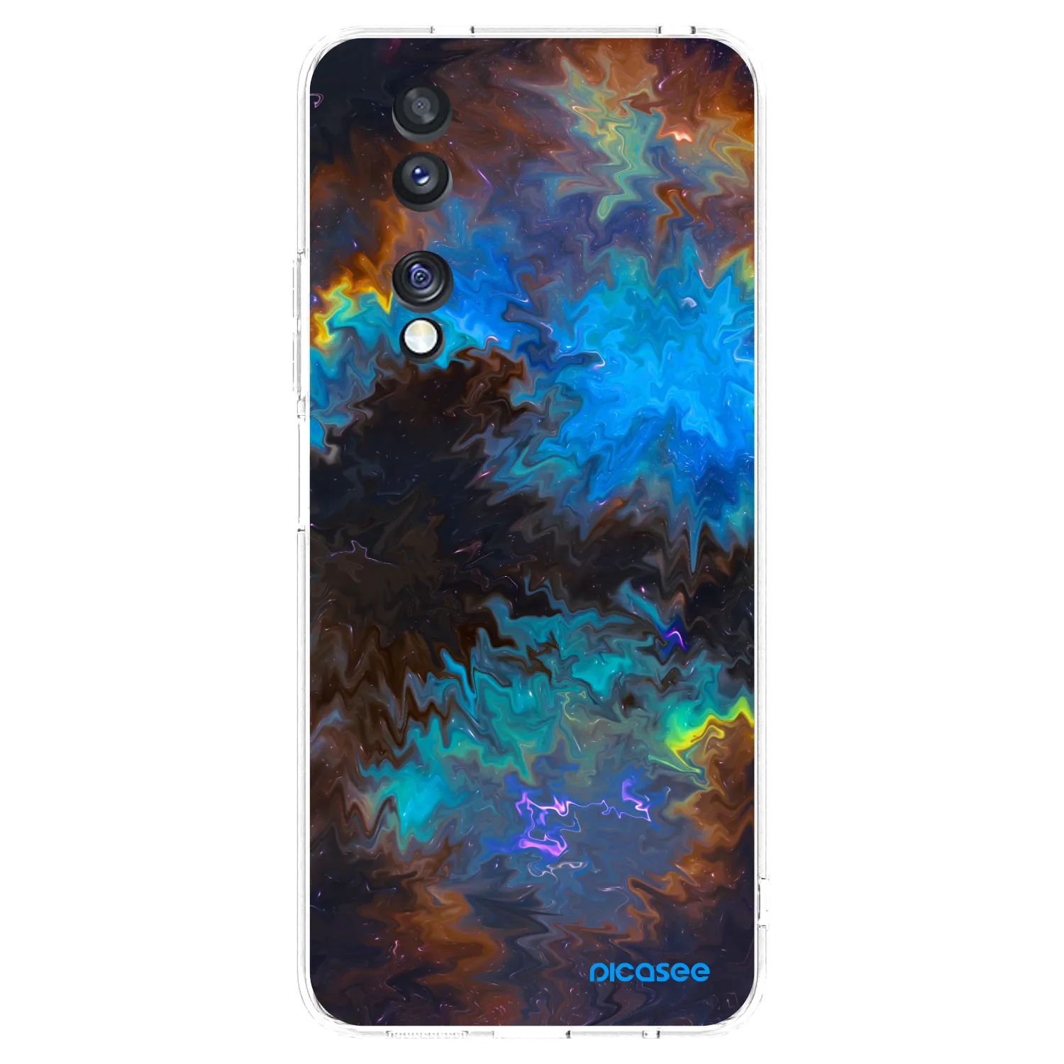 Picasee husă transparentă din silicon pentru Honor 70 - Space