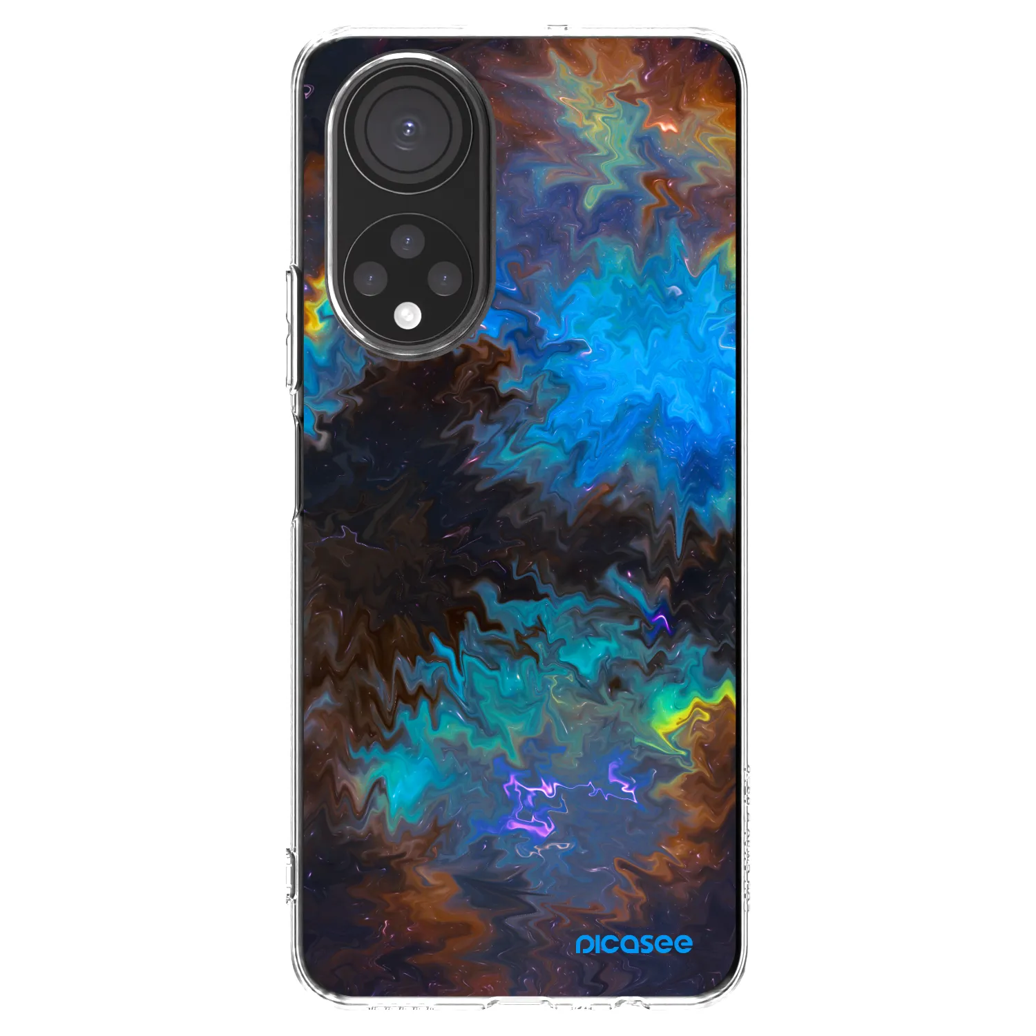 Picasee husă transparentă din silicon pentru Honor X7 - Space