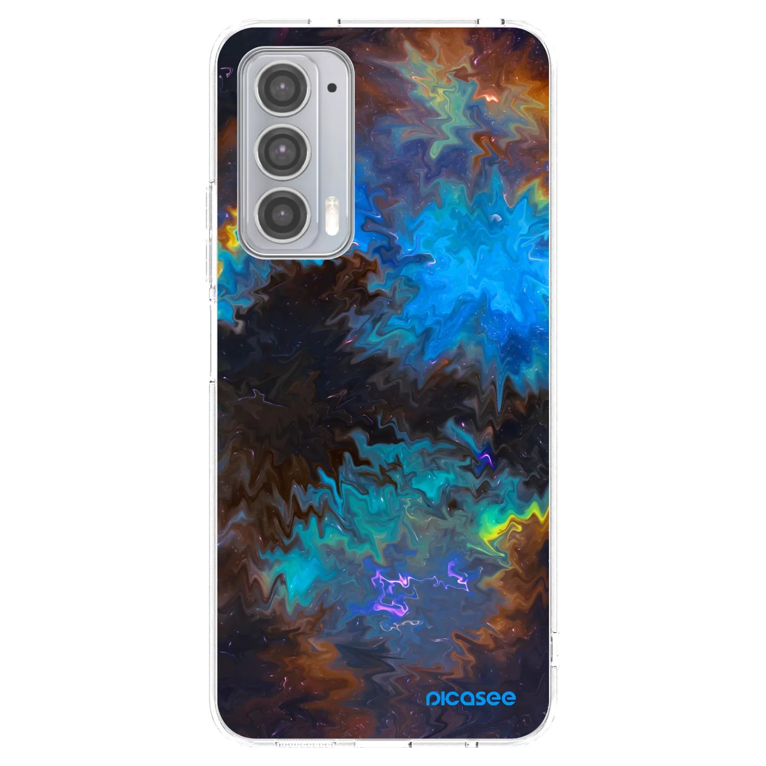 Picasee husă transparentă din silicon pentru Motorola Edge 20 - Space