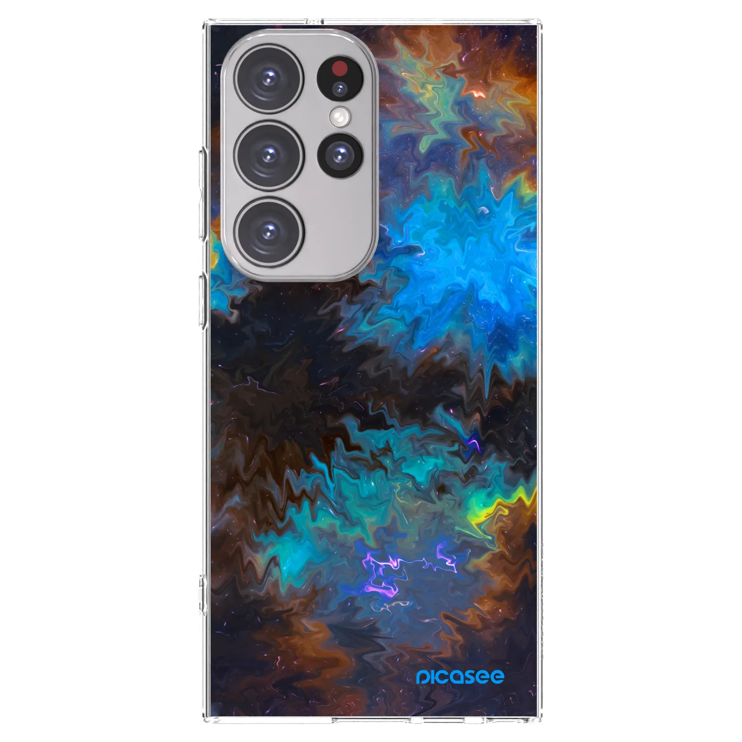 Picasee husă transparentă din silicon pentru Samsung Galaxy S23 Ultra 5G - Space