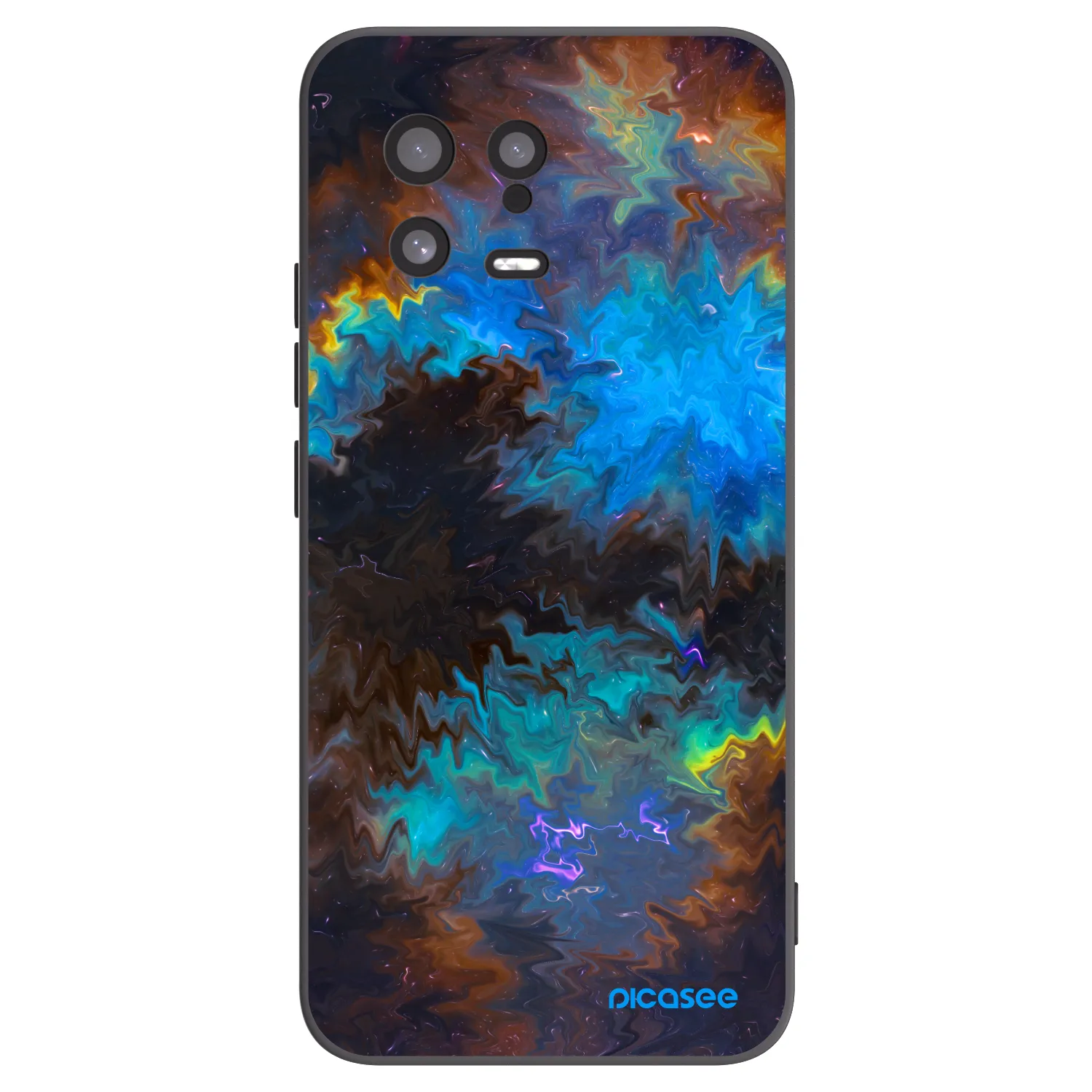Picasee husă neagră din silicon pentru Xiaomi 13 - Space