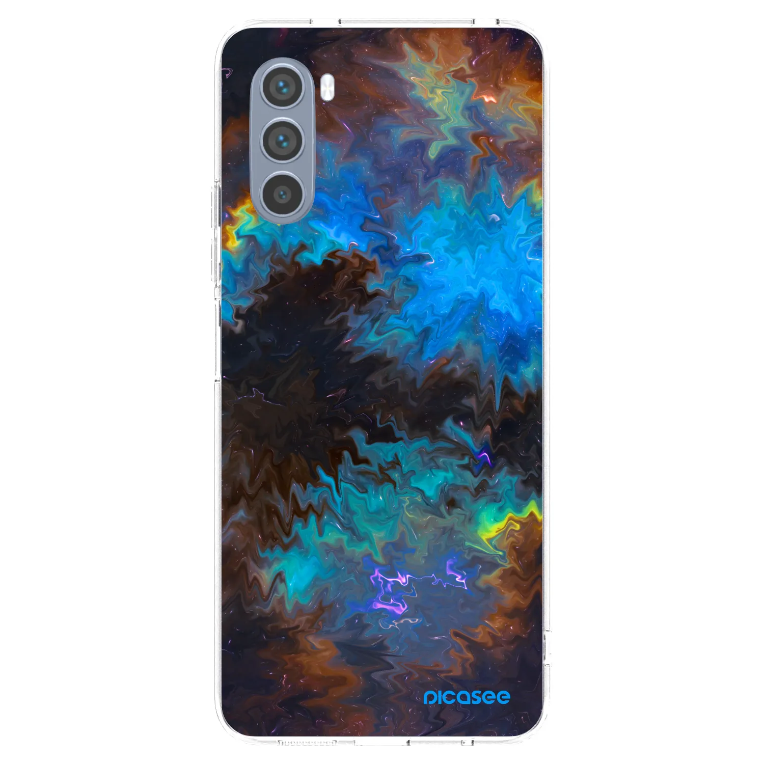 Picasee husă transparentă din silicon pentru Motorola Moto G62 - Space