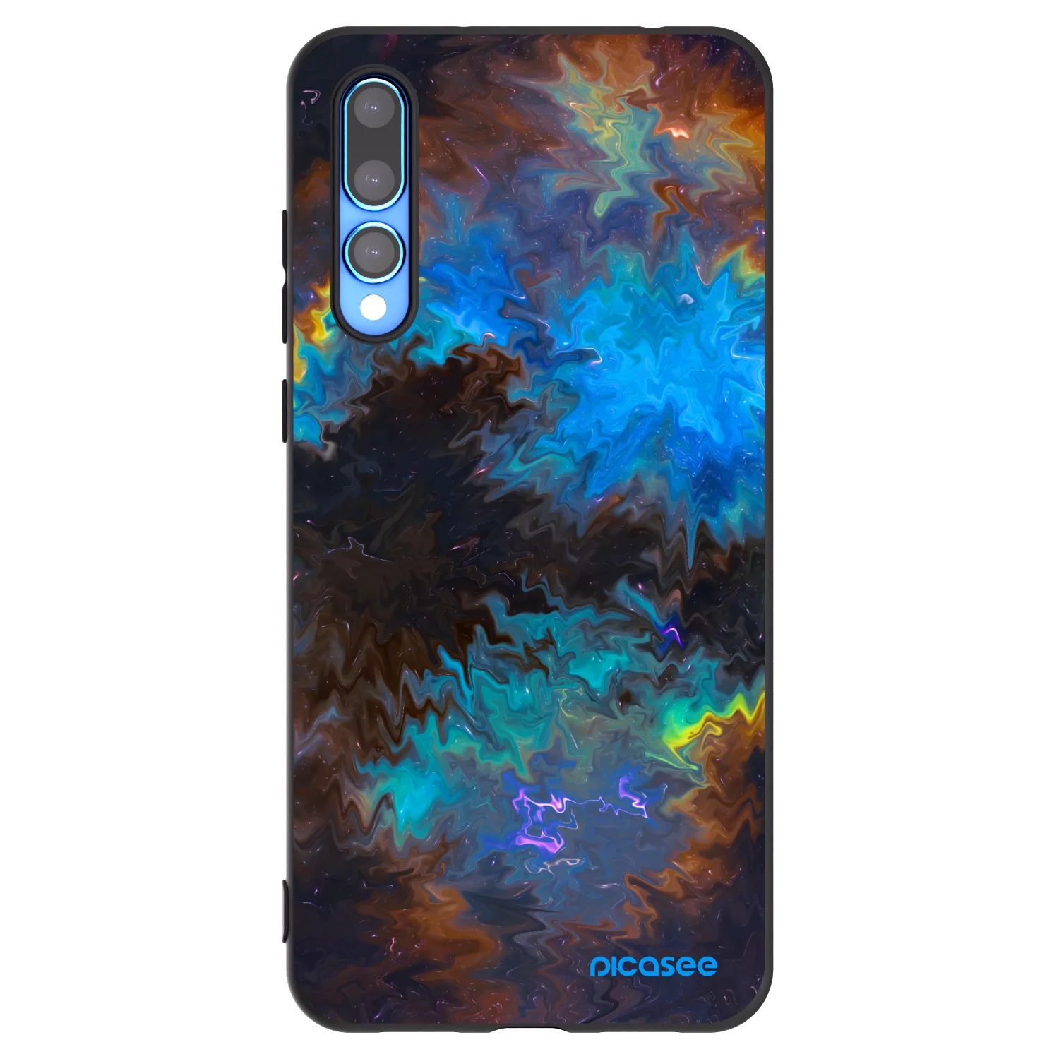 Picasee husă neagră din silicon pentru Huawei P20 Pro - Space