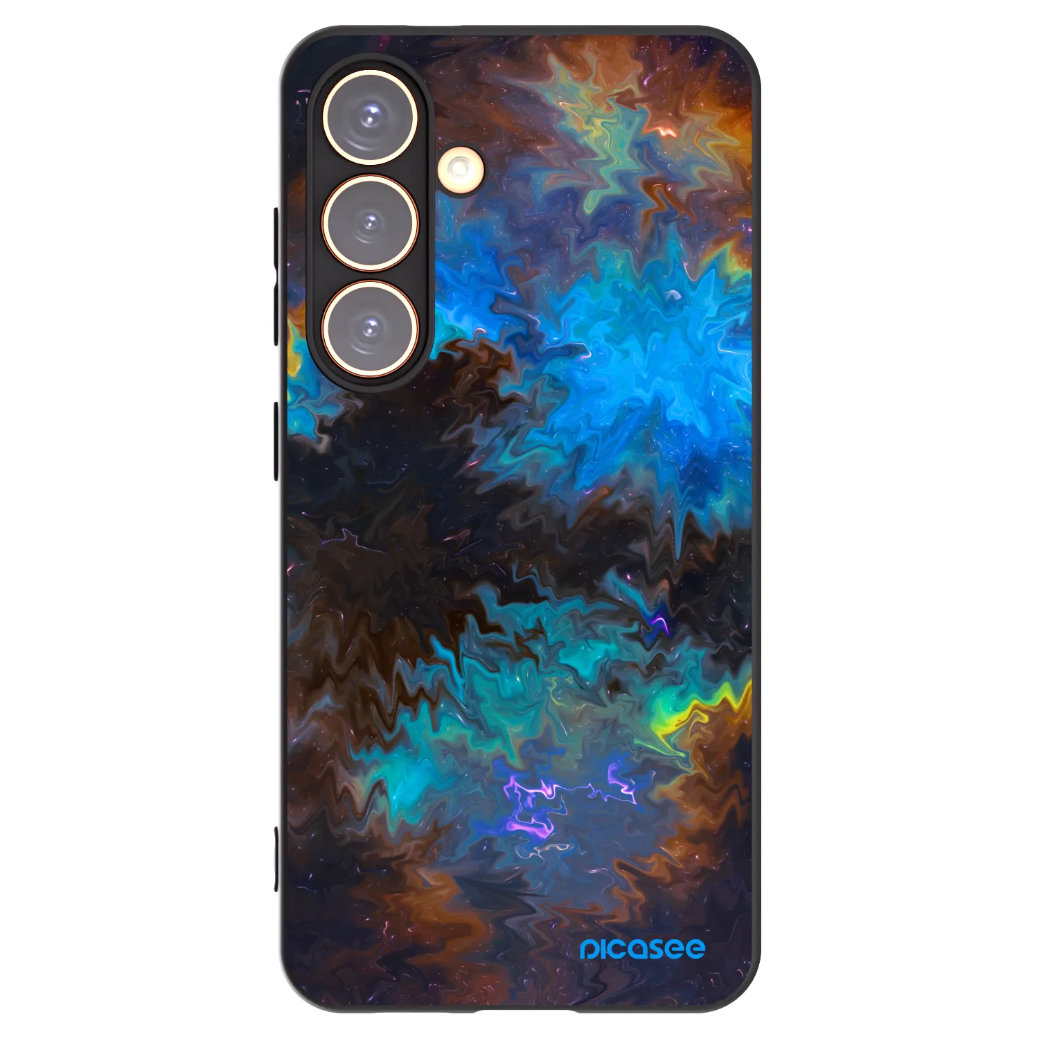 Picasee husă neagră din silicon pentru Samsung Galaxy S24 S921B 5G - Space