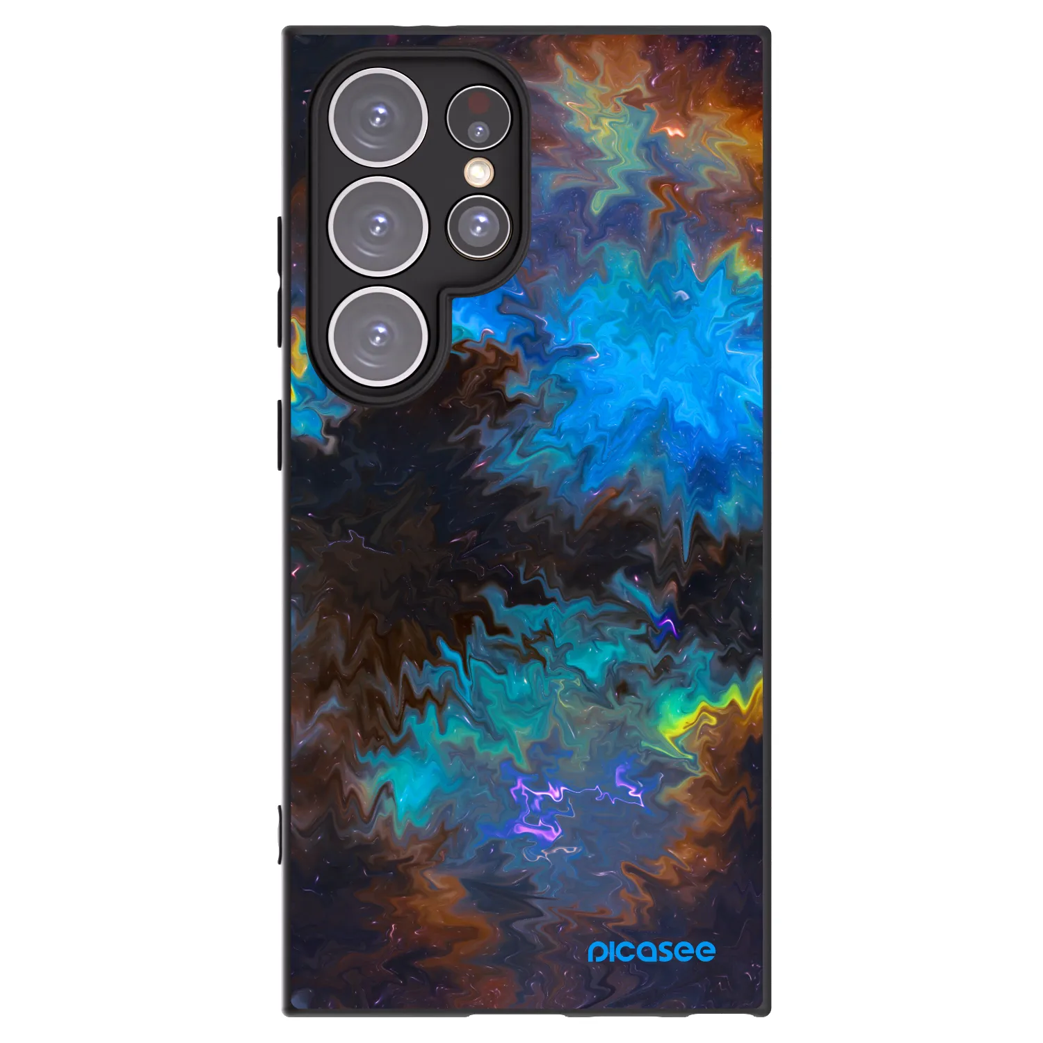 Picasee husă neagră din silicon pentru Samsung Galaxy S24 Ultra S928B 5G - Space