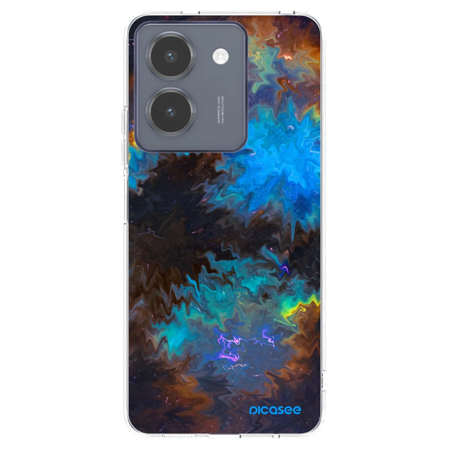 Picasee husă transparentă din silicon pentru Vivo Y36 4G - Space