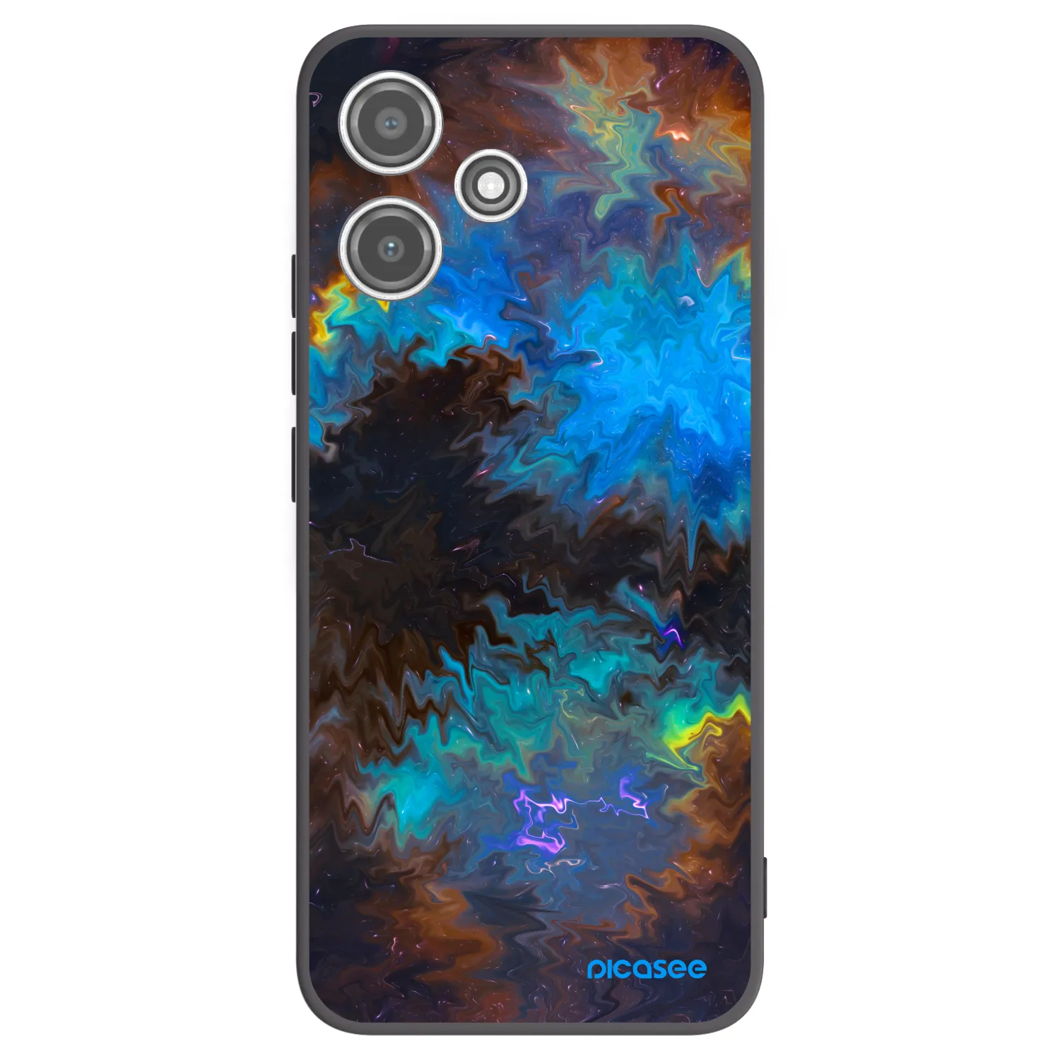 Picasee husă neagră din silicon pentru Xiaomi Redmi 12 5G - Space