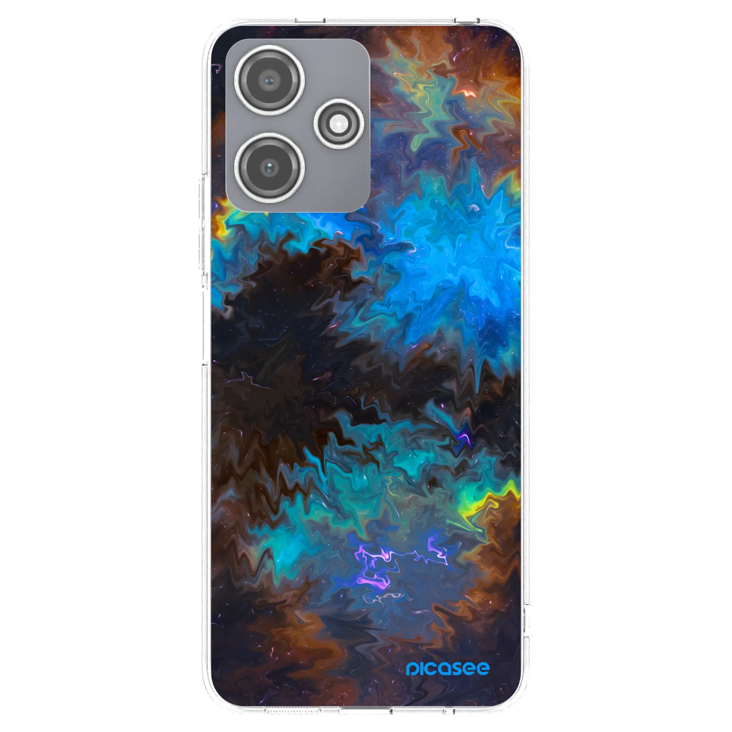 Picasee husă transparentă din silicon pentru Xiaomi Redmi 12 5G - Space