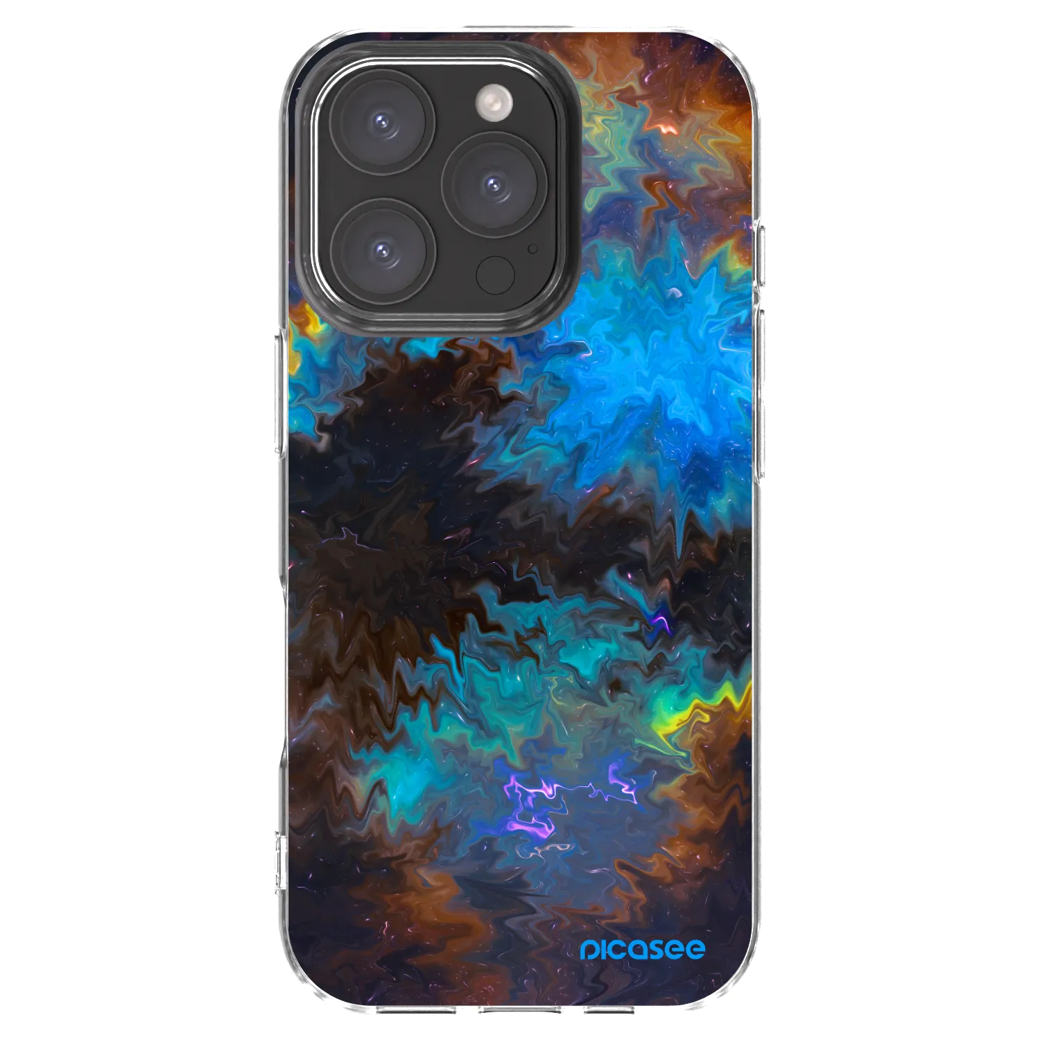 Picasee husă transparentă din silicon pentru Apple iPhone 16 Pro - Space