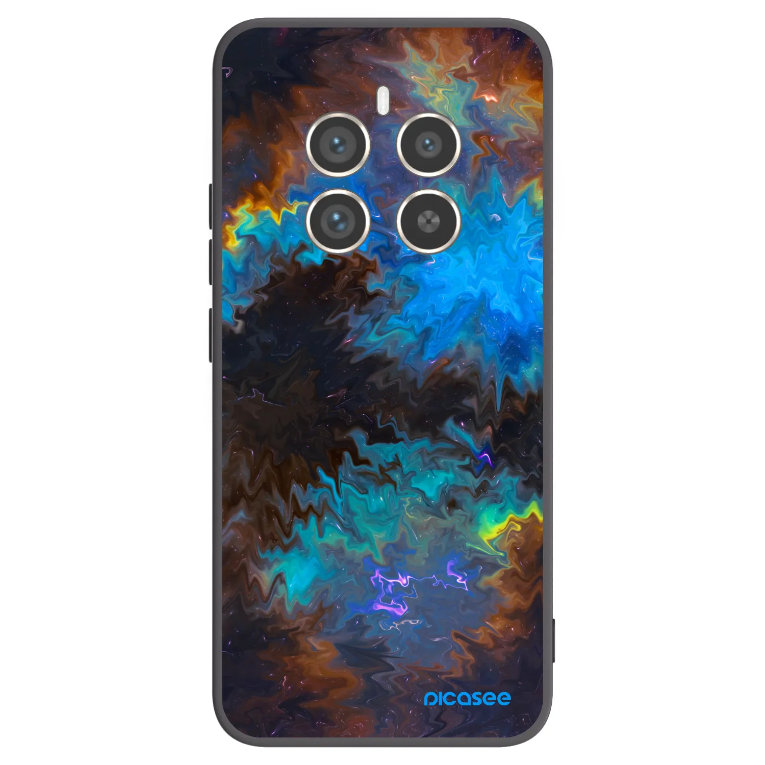 Picasee husă neagră din silicon pentru Realme 12 Pro 5G - Space