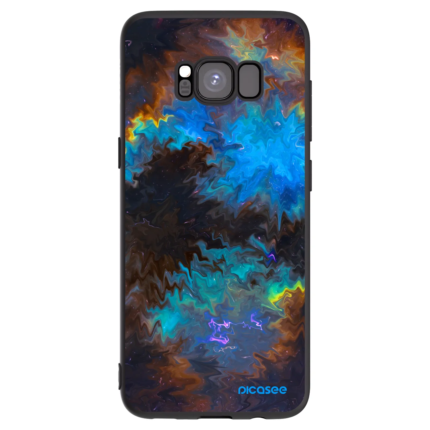 Picasee husă neagră din silicon pentru Samsung Galaxy S8 G950F - Space