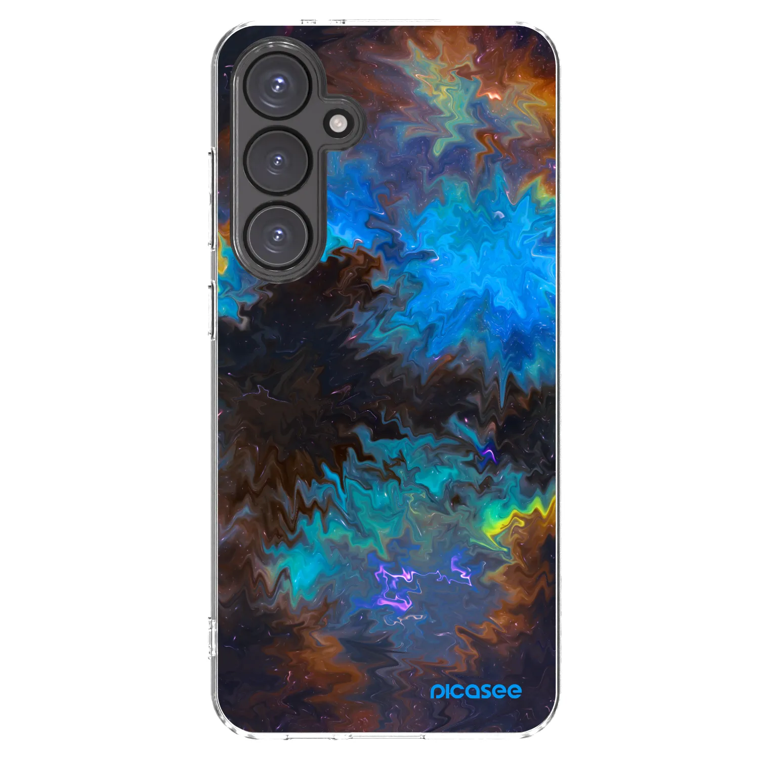 Picasee husă transparentă din silicon pentru Samsung Galaxy S24 FE S721B - Space