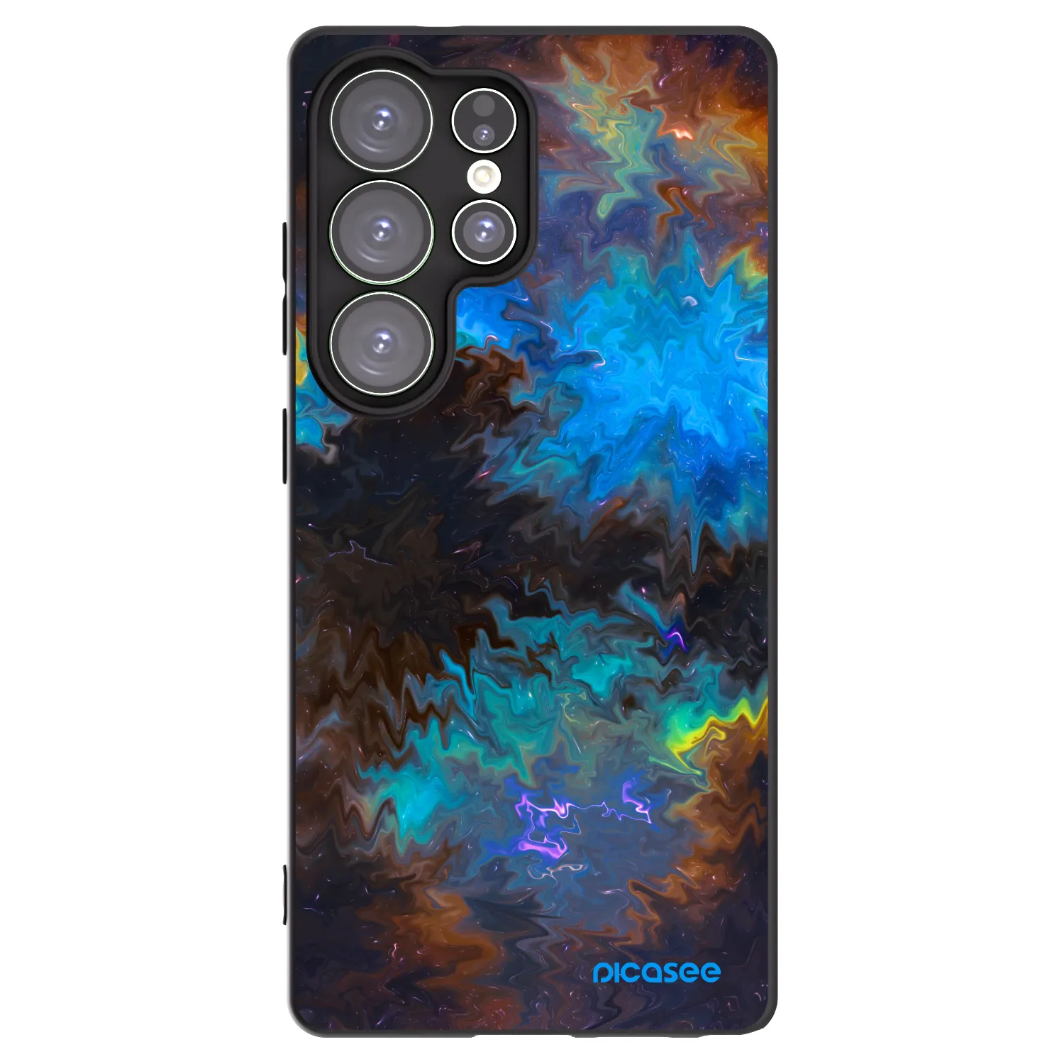 Picasee husă neagră din silicon pentru Samsung Galaxy S25 Ultra 5G - Space