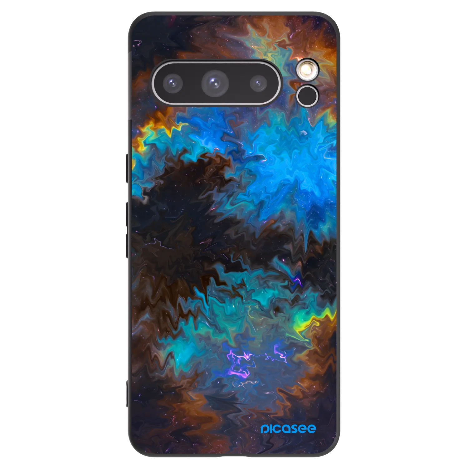 Picasee husă neagră din silicon pentru Google Pixel 8 Pro - Space