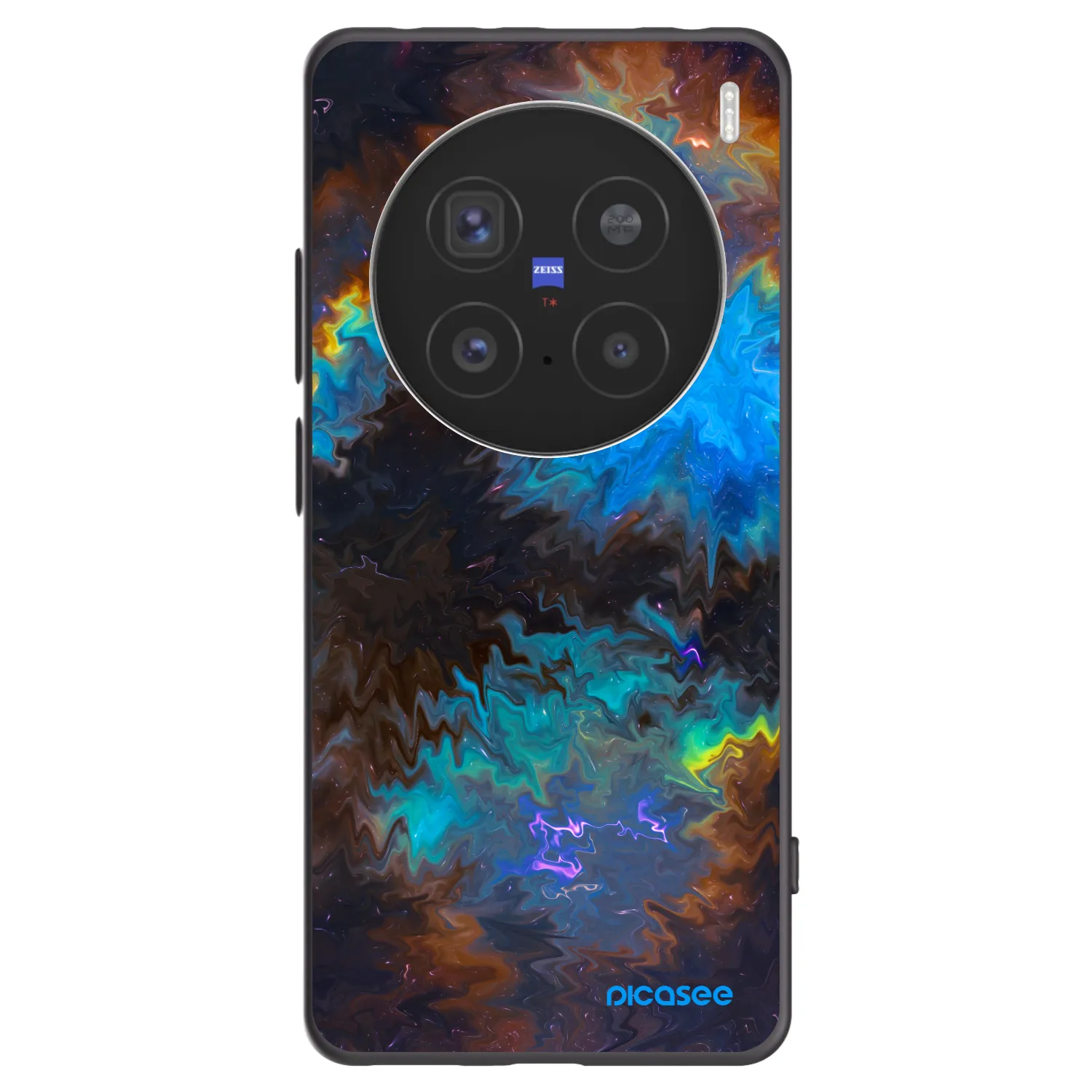 Picasee husă neagră din silicon pentru Vivo X200 Pro - Space