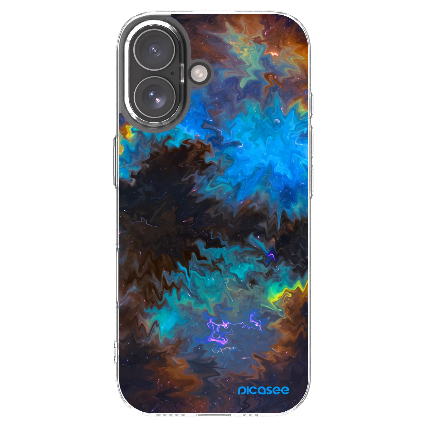 Picasee husă transparentă din silicon pentru Apple iPhone 17 - Space