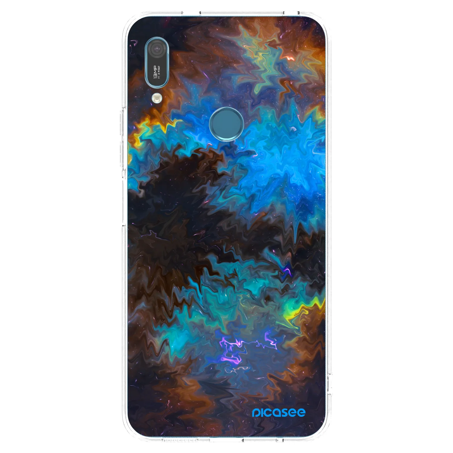 Picasee husă transparentă din silicon pentru Huawei Y6 2019 - Space