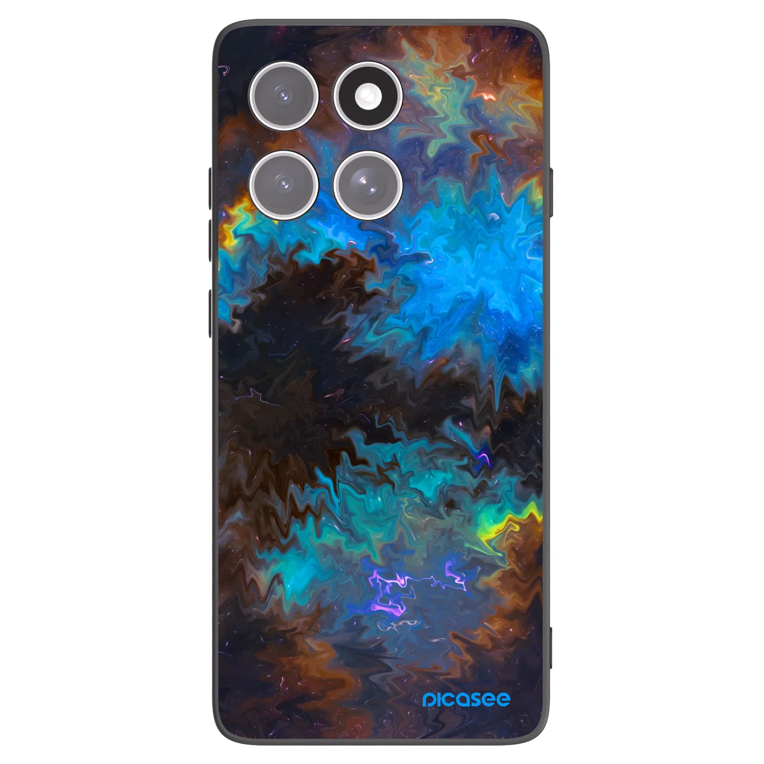 Picasee husă neagră din silicon pentru Motorola Edge 60 Pro - Space