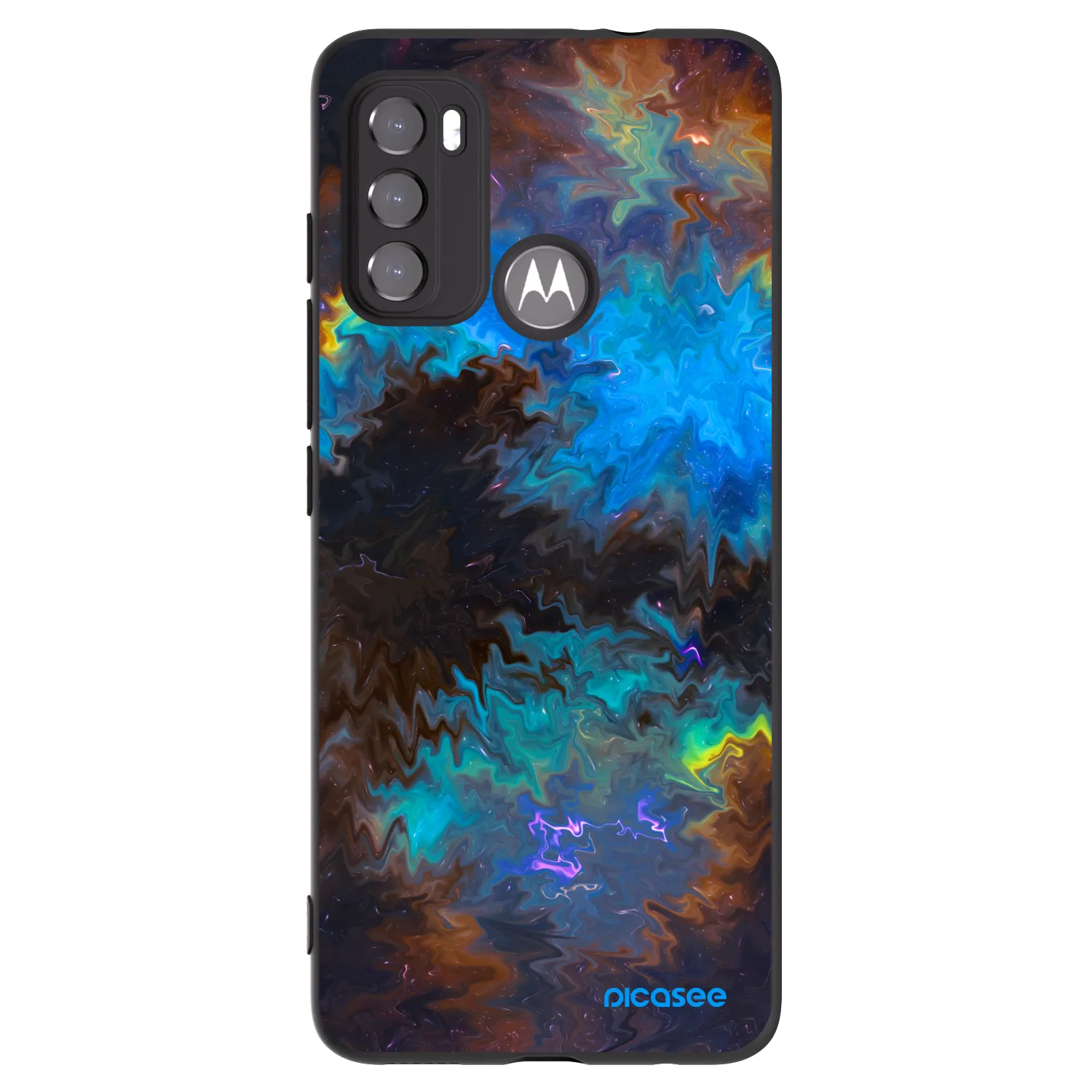 Picasee husă neagră din silicon pentru Motorola Edge 60 5G - Space