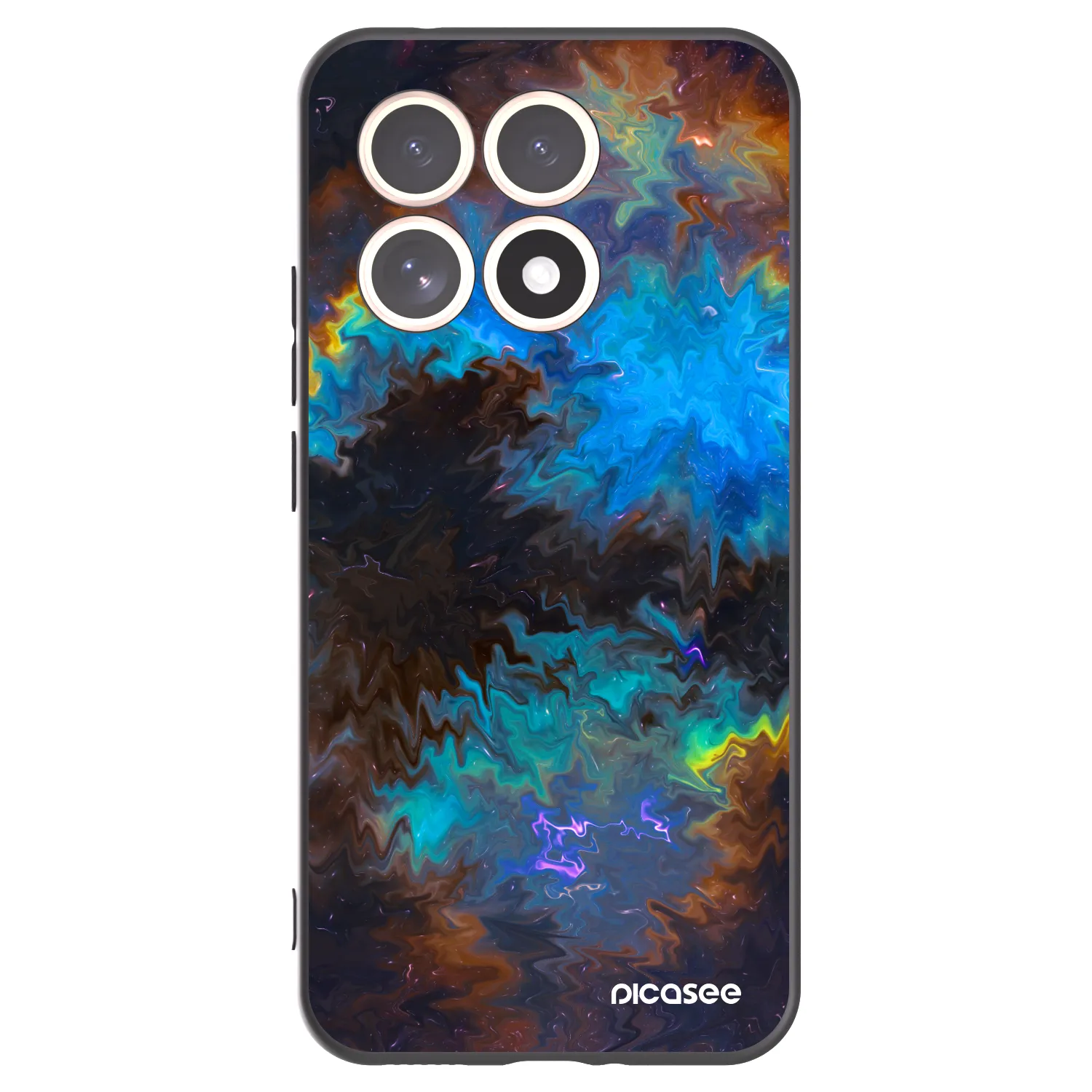 Picasee husă neagră din silicon pentru Xiaomi 15T - Space