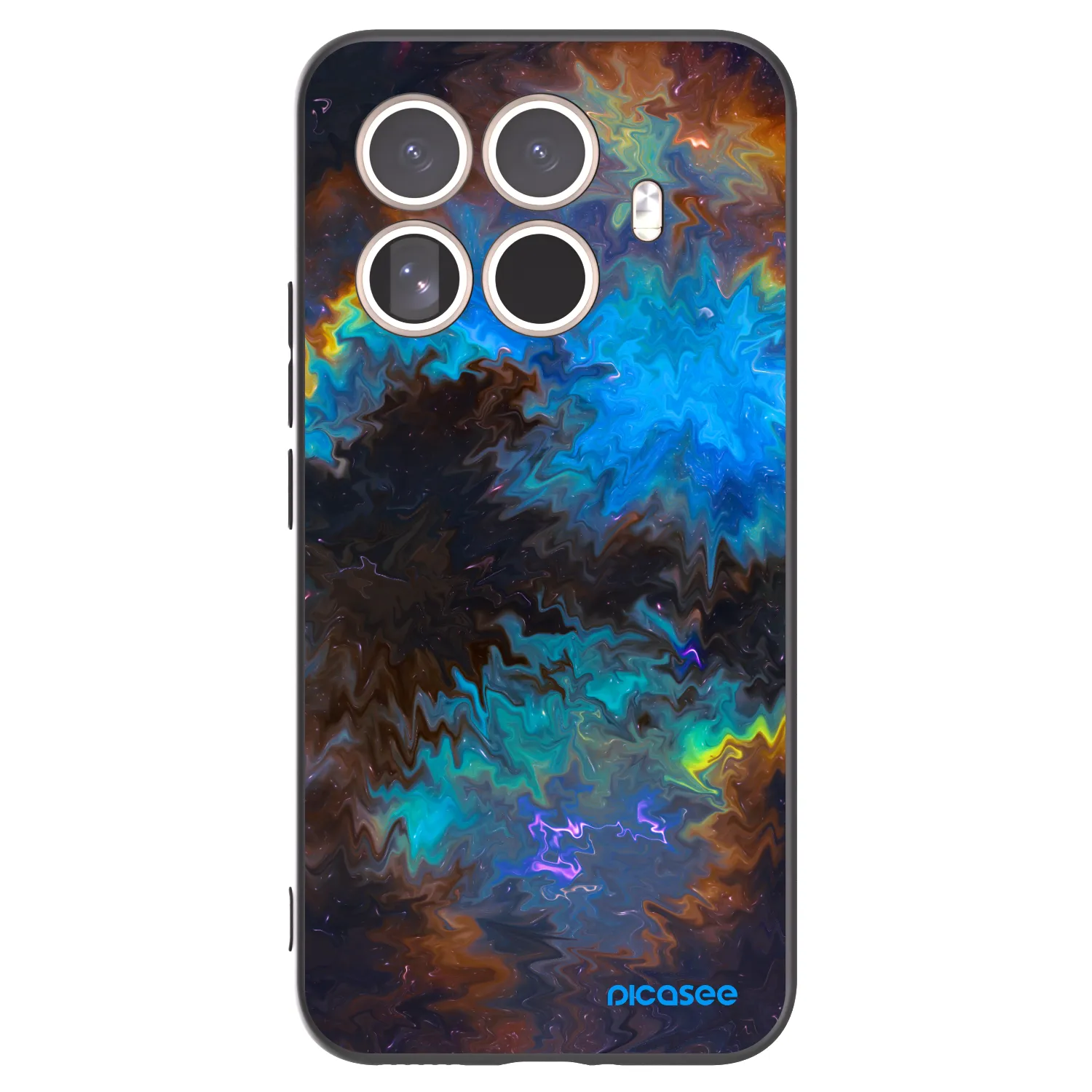 Picasee husă neagră din silicon pentru Xiaomi 15T Pro - Space