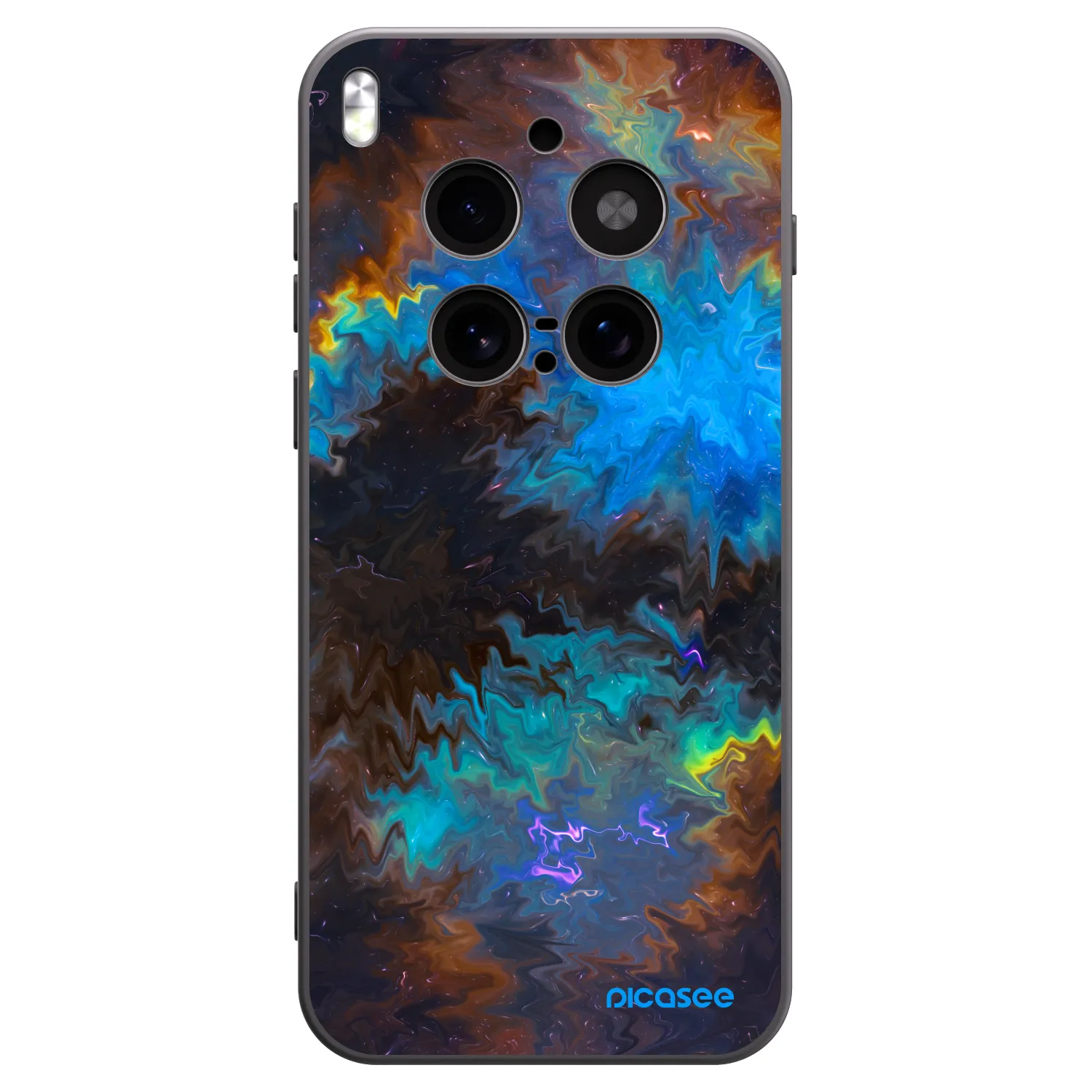 Picasee husă neagră din silicon pentru Vivo X300 Pro - Space