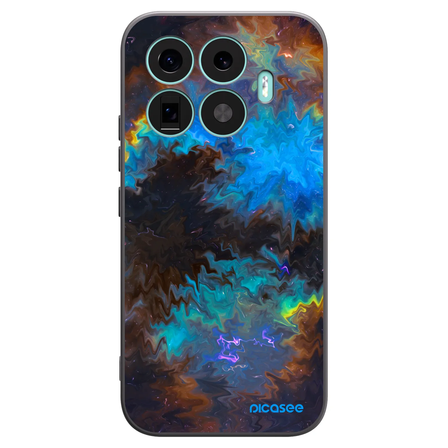 Picasee husă neagră din silicon pentru Xiaomi 17T - Space