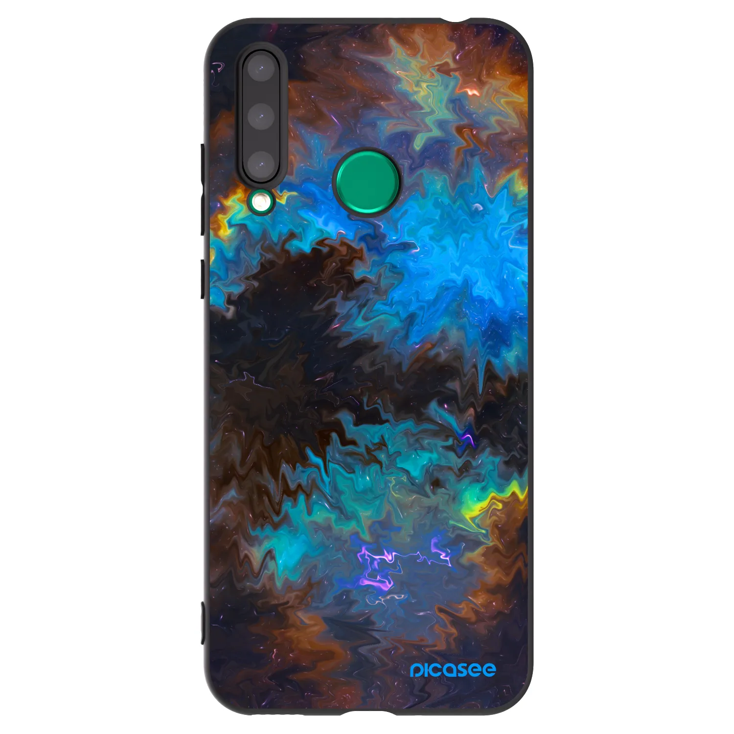 Picasee husă neagră din silicon pentru Honor 20 Lite - Space