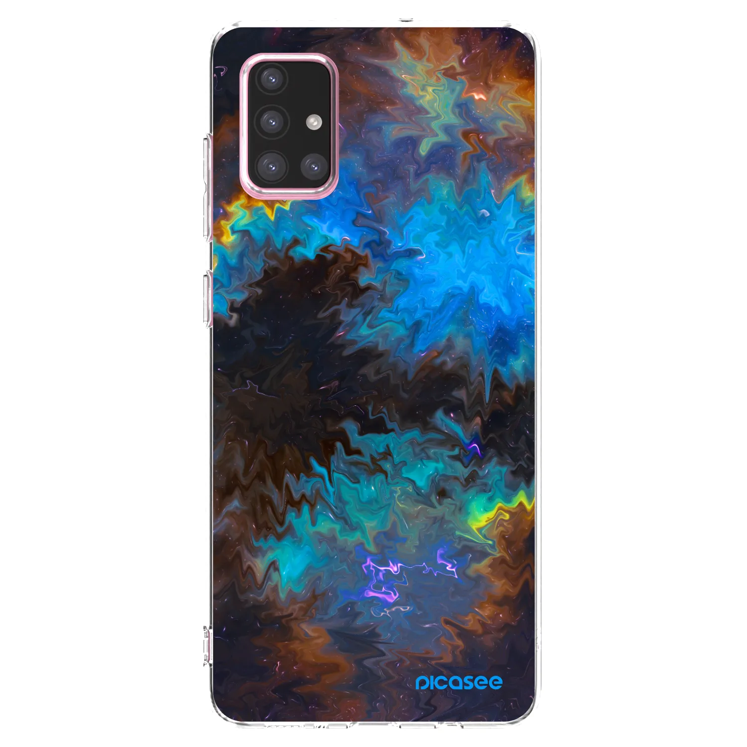 Picasee husă transparentă din silicon pentru Samsung Galaxy A71 A715F - Space