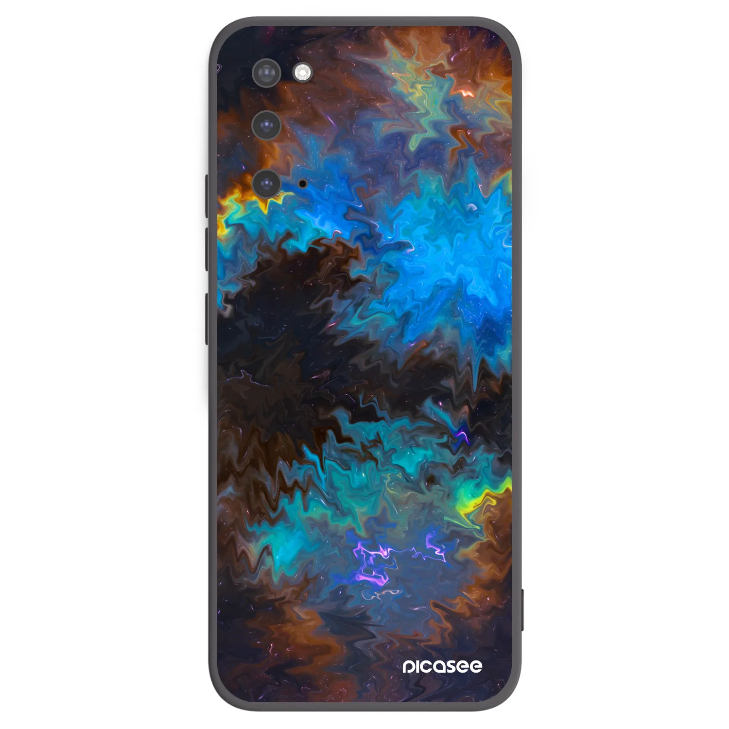 Picasee husă neagră din silicon pentru Samsung Galaxy S20 G980F - Space