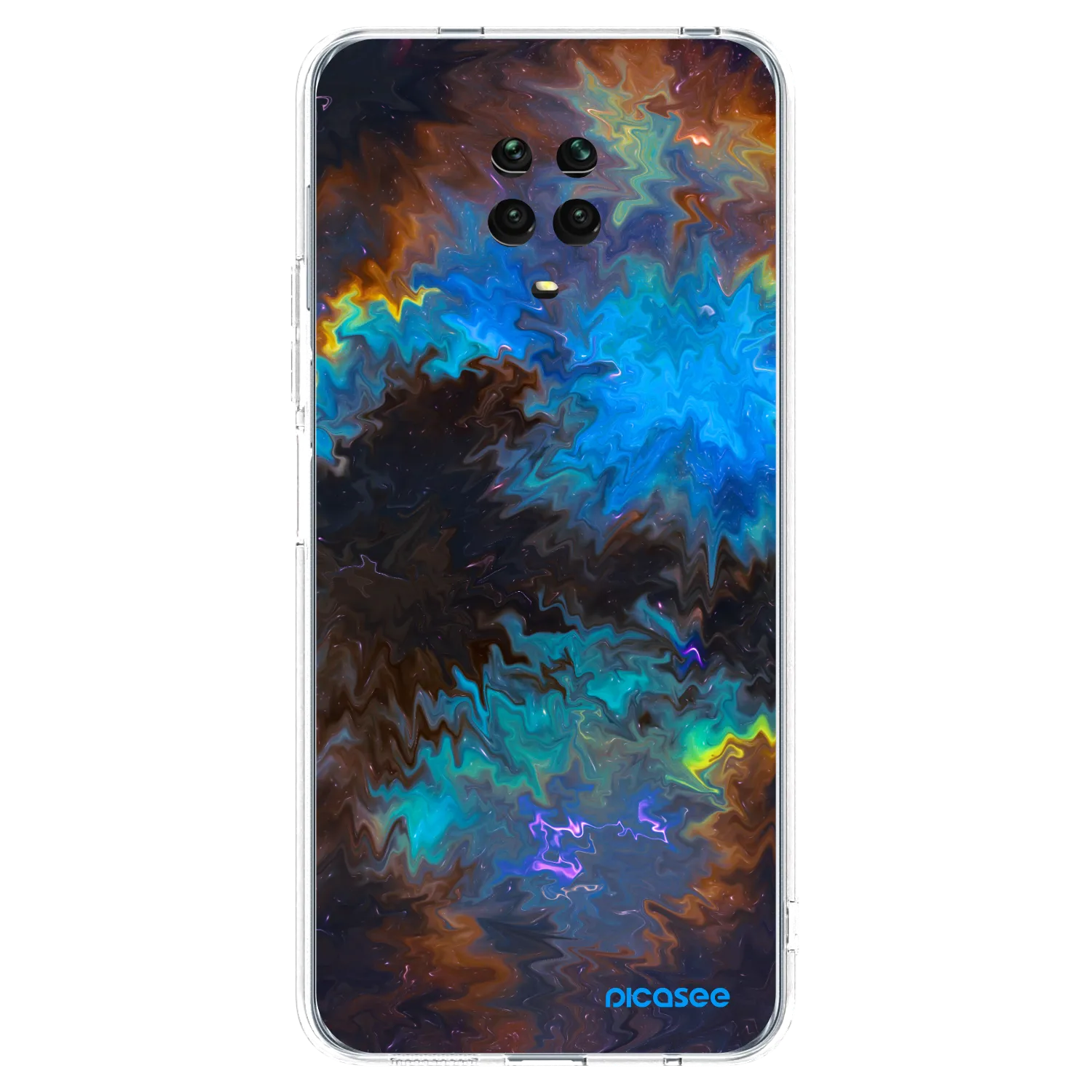 Picasee husă transparentă din silicon pentru Xiaomi Redmi Note 9 Pro - Space