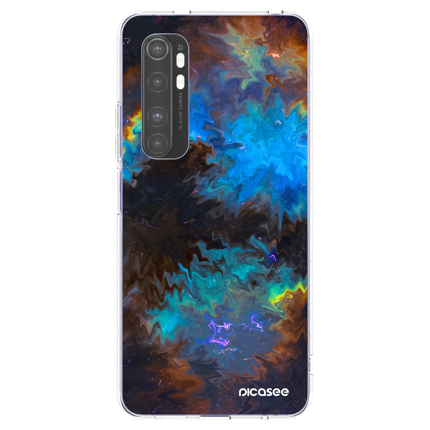 Picasee husă transparentă din silicon pentru Xiaomi Mi Note 10 Lite - Space