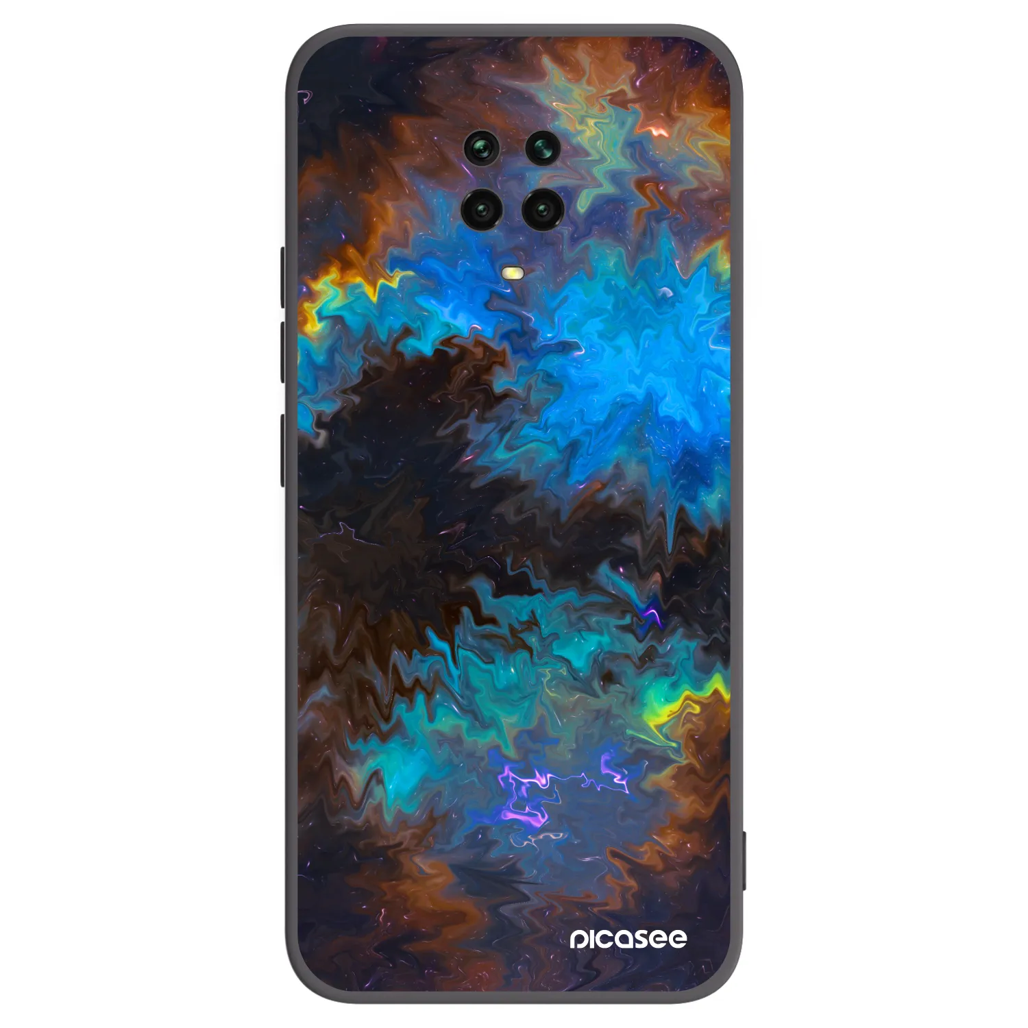 Picasee husă neagră din silicon pentru Xiaomi Redmi Note 9S - Space