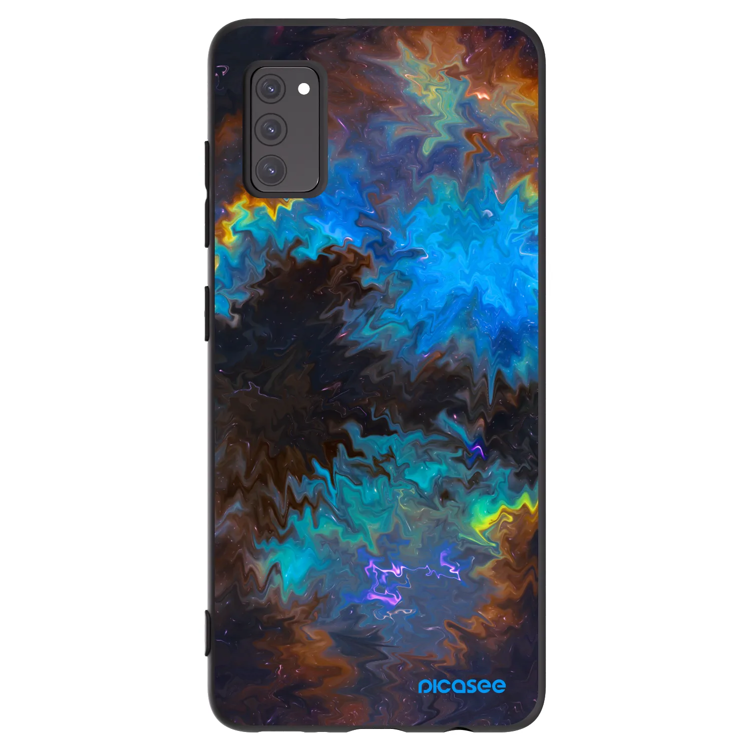 Picasee husă neagră din silicon pentru Samsung Galaxy A41 A415F - Space