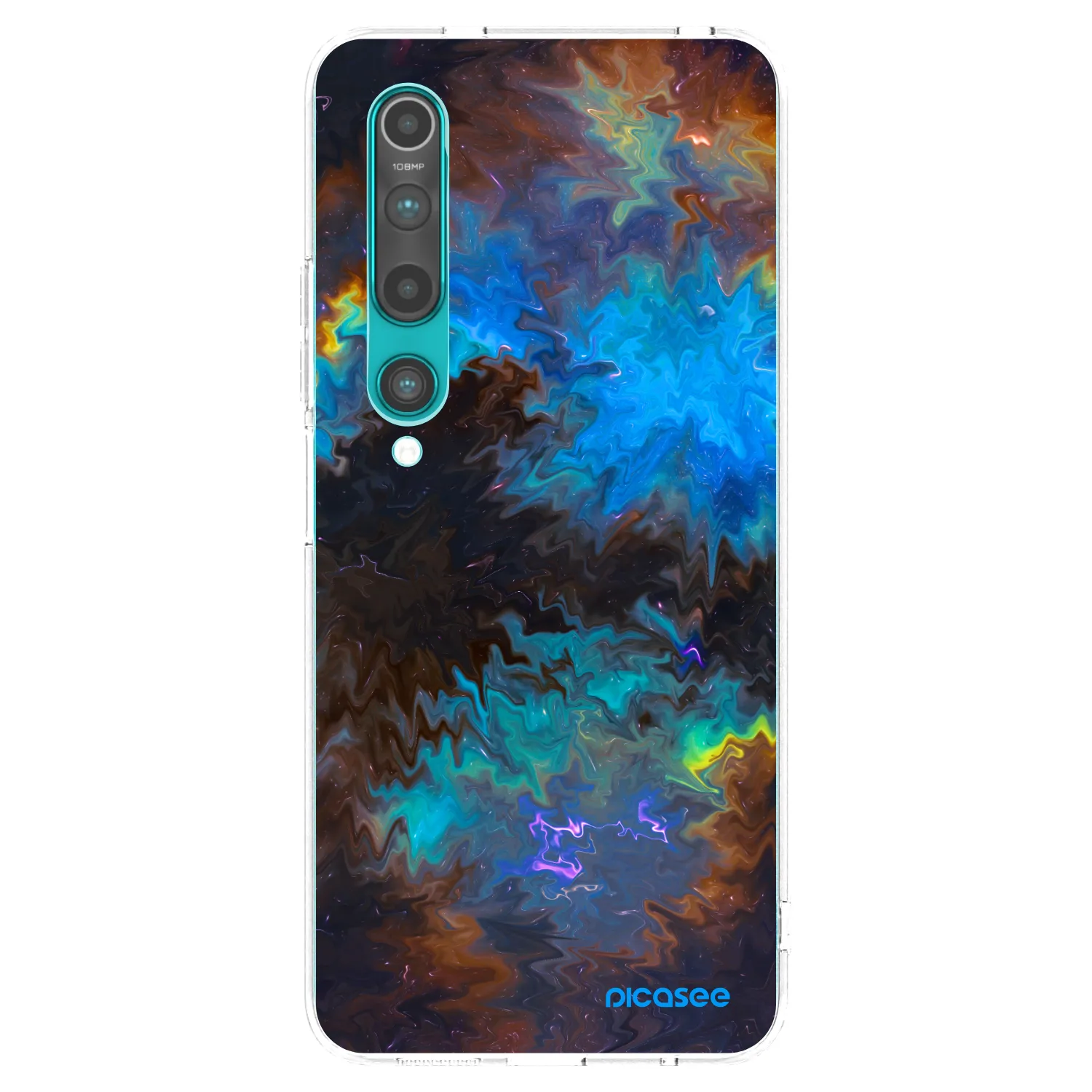 Picasee husă transparentă din silicon pentru Xiaomi Mi 10 - Space