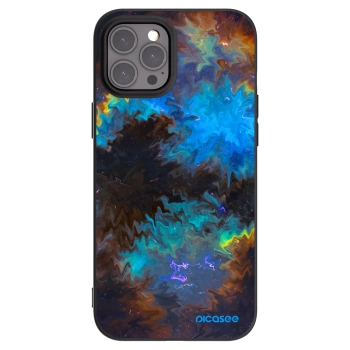 Picasee husă neagră din silicon pentru Apple iPhone 12 Pro Max - Space