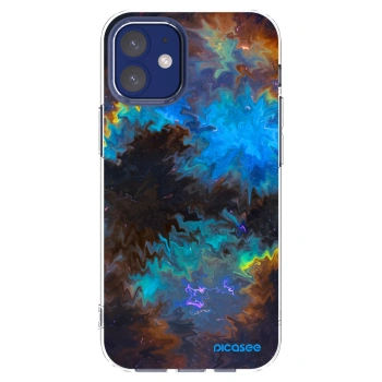 Picasee husă transparentă din silicon pentru Apple iPhone 12 mini - Space