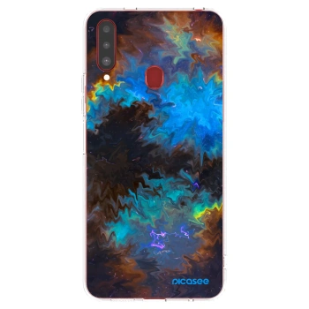 Picasee husă transparentă din silicon pentru Samsung Galaxy A20s - Space