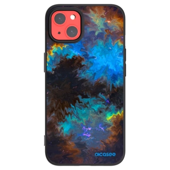 Picasee husă neagră din silicon pentru Apple iPhone 13 - Space