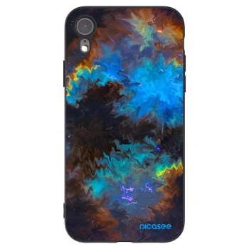 Picasee husă neagră din silicon pentru Apple iPhone XR - Space