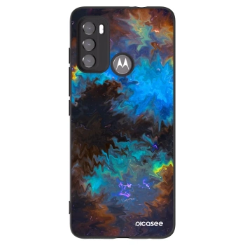 Picasee husă neagră din silicon pentru Motorola Moto G60 - Space