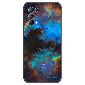Picasee husă neagră din silicon pentru OPPO Reno 5 5G - Space