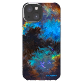Picasee husă transparentă din silicon pentru Apple iPhone 15 - Space